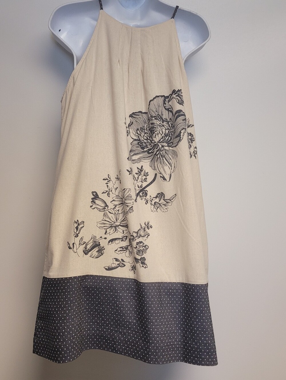 Antropologie Sava Silk Halter Dress Floreat Size 8 - Picture 5 of 9